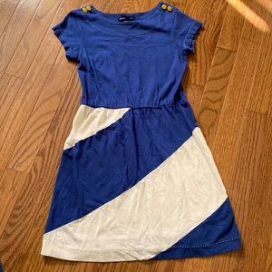 GAP Kids Dress 8 Navy white Sailor